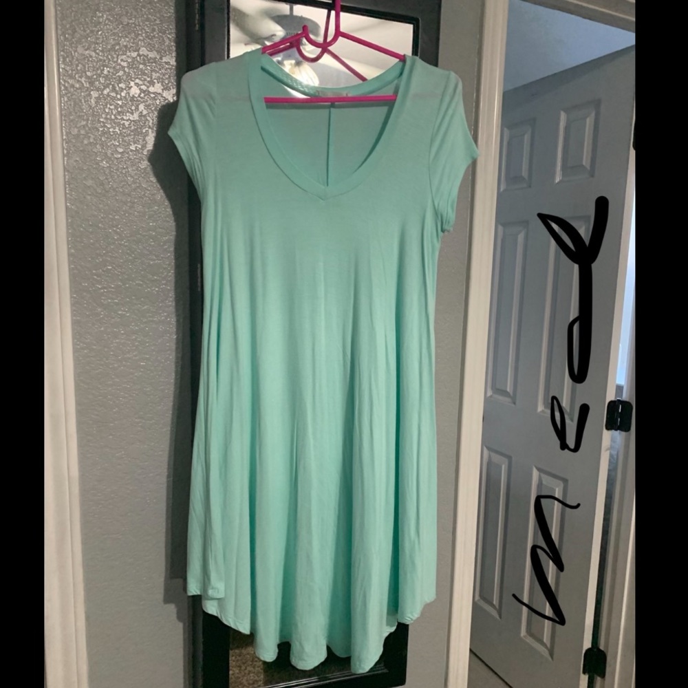Blue dress